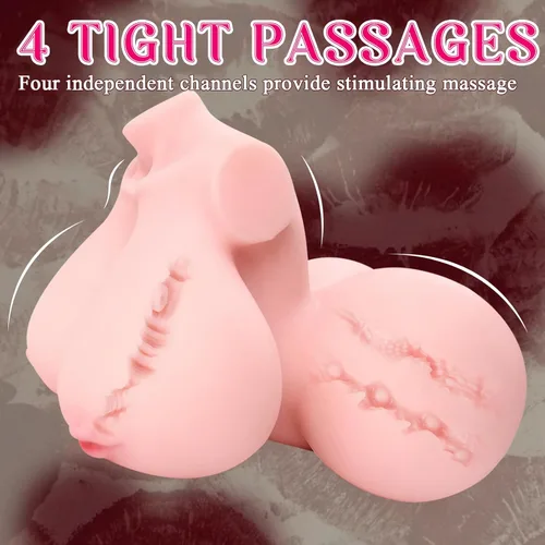 Miniatura 5 de Muñeca sexual masturbadora masculina de 6.6 libras, juguetes sexuales, muñeca de amor con pechos grandes y bocas, juguete sexual para adultos