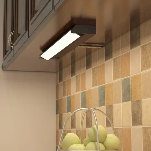 Miniatura 6 de GetInLight luz LED para parte inferior de gabinete, giratoria, de 3 niveles de color, para atenuador, con cables y enchufe, blanco cálido de 2,700