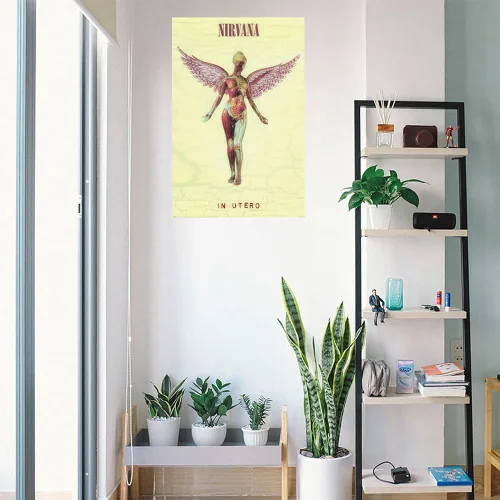 Miniatura 6 de Nirvana - Póster musical (In Utero - Portada del álbum) (Tamaño: 24" x 36")