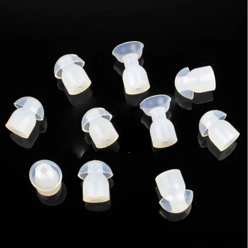 Miniatura 4 de MaximalPower Punta de oído de silicona transparente de 2 piezas para radios bidireccionales
