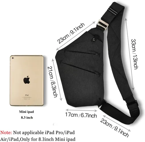 Miniatura 2 de VADOO Sling Bag - Anti-theft Crossbody Shoulder Bag for Men and Women