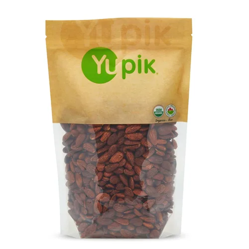 Yupik Almendras orgánicas con tamari (salsa de soja), 2.2 libras (35.2 onzas), Kosher, sin OMG, veganas, sin gluten, nueces sazonadas enteras, sabor