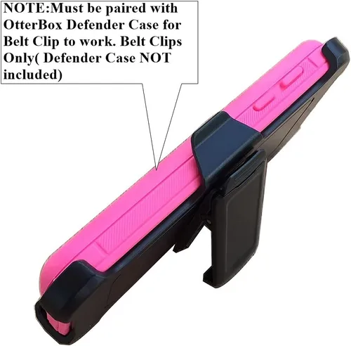 Miniatura 2 de Paquete de 2 fundas de repuesto con clip para cinturón compatibles con OtterBox Defender Series para Apple iPhone 14 Pro Max (6.7 pulgadas)