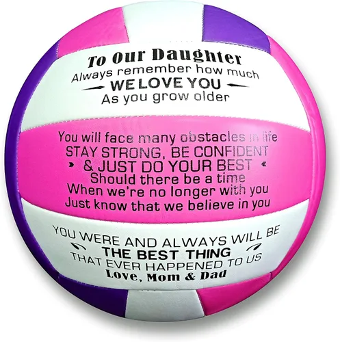 Miniatura 8 de Uloveido Pelotas deportivas para interiores y exteriores, para mi hija, voleibol para niñas y mujeres, regalo de mamá o papá Y605