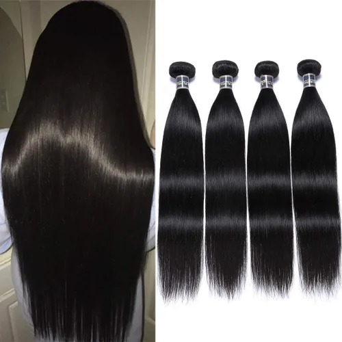 Miniatura 15 de Extensiones de cabello, liso, malasio, calidad 9A