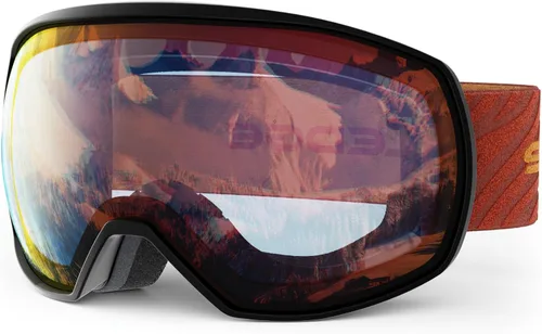 Miniatura 12 de Gafas de esquí para hombres y mujeres con protección UV, lente doble antivaho