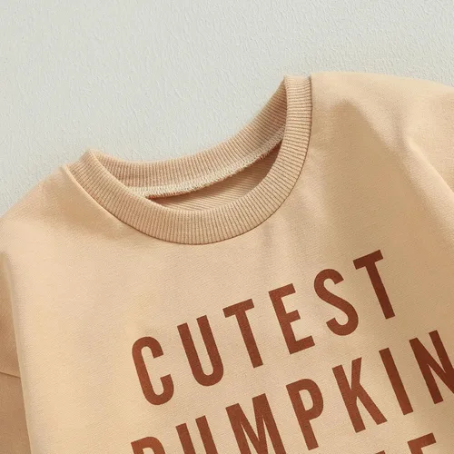 Miniatura 2 de Sudadera de cuello redondo para bebé, niña, niño, Halloween, sudadera con cuello redondo y sin botones, ropa de otoño