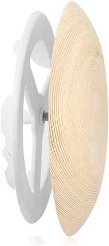 Miniatura 7 de Vindar Ventilación de aire para sala de sauna, 3.58 pulgadas, redonda, de madera, de Aspen, ventilación de aire de escape ajustable para sauna