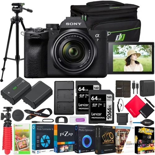 Miniatura 10 de Sony a7 IV - Cuerpo de cámara sin espejo de fotograma completo ILCE-7M4/B Paquete del cineasta que incluye DJI RS 3 Mini kit estabilizador de cardán