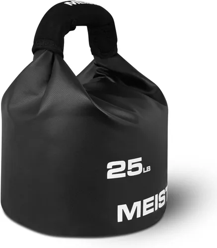Miniatura 2 de Pesa rusa de arena portátil Meister BEAST - Peso de saco de arena suave - 11.3kg / 25lb - Negro