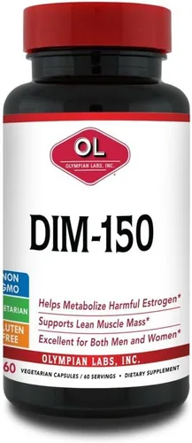 Miniatura 8 de Olympian Labs DIM Suplemento 100mg - Cápsulas diarias - Diindolilmetano para hombres y mujeres, 100 mg, 60