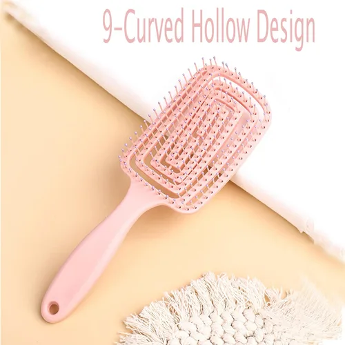 Miniatura 3 de El cepillo desenredante, cepillo desenredante para cabello seco y húmedo para todo tipo de cabello, ideal para hombres, mujeres, niños y niñas