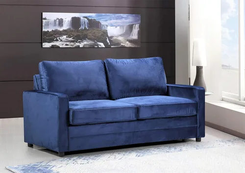 Miniatura 5 de Container Furniture Direct Rosina Sofá cama convertible con colchón de resortes interiores y marco de metal duradero, capacidad de 500 libras, sofá