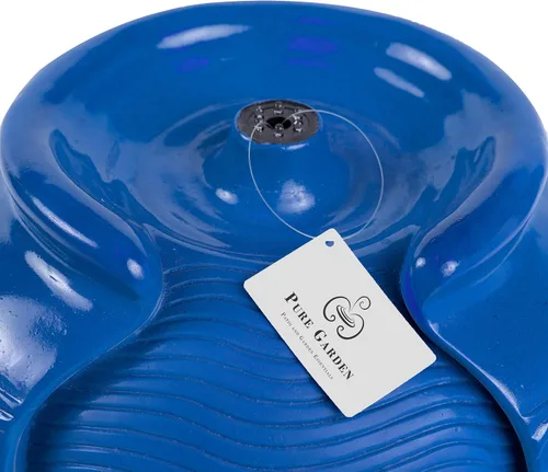 Miniatura 7 de Pure Garden - Fuente de agua para frascos, para interiores o exteriores, con aspecto de cerámica, función de agua de resina con bomba eléctrica