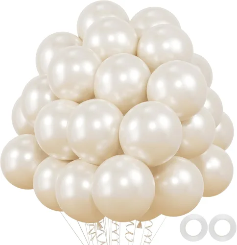 Miniatura 10 de Paquete de 50 globos cromados de color azul metálico - Globos de látex azul real de 12 pulgadas de doble relleno para bodas, graduaciones