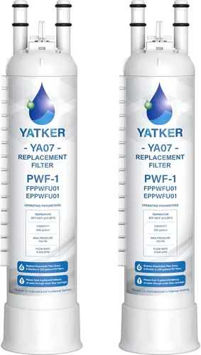 Reemplazo de filtro de agua FPPWFU01 para filtro de agua Frigidaire FPPWFU01, compatible con PurePour PWF-1, EPPWF01 PureAdvantage PWF-1 (paquete de
