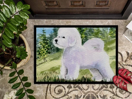 Miniatura 3 de Caroline's Treasures SS8900MAT - Felpudo Bichon Frise de 18 x 27 pulgadas, para interiores y exteriores, para entrada, antideslizante, lavable