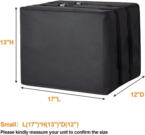 Miniatura 4 de Cubierta de aislamiento de aire acondicionado de ventana para unidad exterior, a prueba de polvo al aire libre e impermeable, 3 capas, 18.1 pulgadas