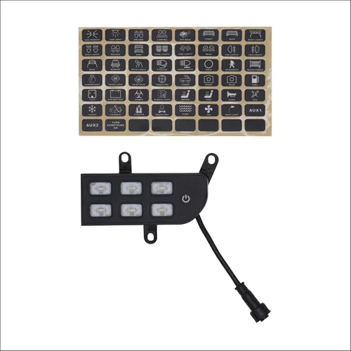 Miniatura 5 de Voswitch Panel de interruptores inferior JL300 compatible con Jeep Wrangler JL JLU 2018 - Current y Gladiator 2020+