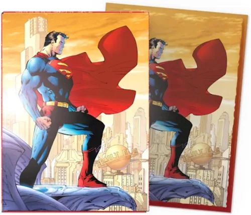 Miniatura 32 de Dragon Shield Art Sleeves Edición limitada – Superman (rojo/blanco) 100 CT – Mangas TCG suaves y resistentes Compatible con Pokemon, One Piece