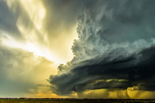 Miniatura 7 de Storm Photography Print (Not Framed) Picture of Supercell Thunderstorm on Spring Day in Oklahoma Weather Wall Art Nature Decor (5" x 7")
