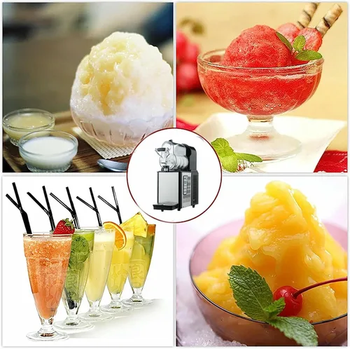 Miniatura 4 de Máquina comercial del aguanieve del hielo 3L, máquina congelada del aguanieve del hielo de Margarita del batido del jugo Máquina del aguanieve