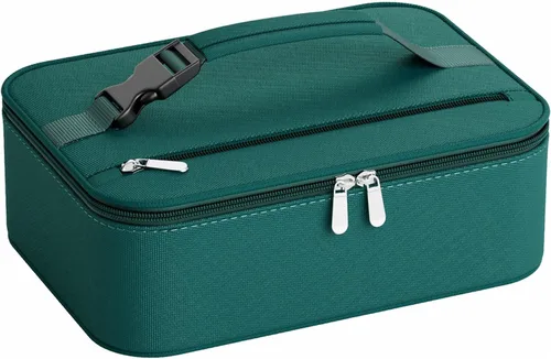 Miniatura 30 de Lonchera pequeña aislada para mujeres y hombres, lonchera Bento para niños, bolsas térmicas compactas portátiles para enfriar comidas con asa