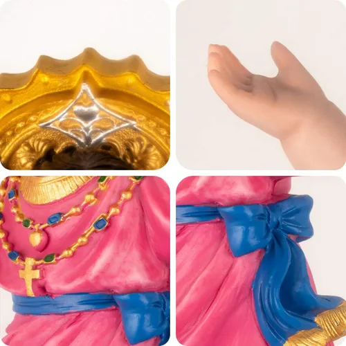 Miniatura 5 de KI Store Divine Child Figurine Divino Nino Holy Child 12 pulgadas Estatua religiosa Figura de mesa de resina