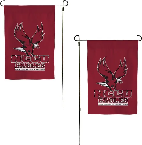 Miniatura 7 de Bandera de jardín de la Universidad Central de Carolina del Norte NCCU Eagles Banner 100% poliéster (diseño A)