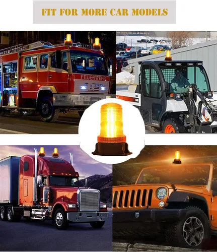 Miniatura 3 de TOPKU 30 luces LED ámbar para carretilla elevadora, luces estroboscópicas de advertencia de seguridad ultra visibles, ideal para carretillas