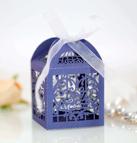 Miniatura 8 de Paquete de 50 cajas de dulces de boda con corazones cortados con láser, cajas de regalo pequeñas para bodas, despedidas de soltera, aniversarios, 01