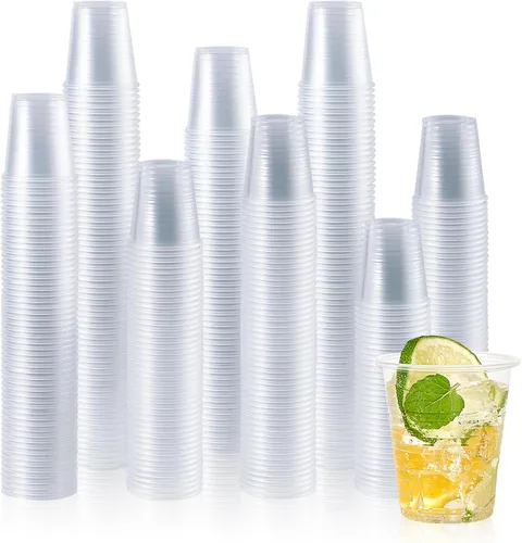Vplus Paquete de 2000 unidades de vasos de plástico transparentes pequeños de 5 onzas, vasos desechables de 5 onzas para fiesta fría, vasos de