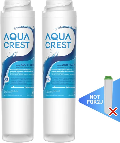 Miniatura 2 de AQUA CREST FQSVF FQSVN - Filtro de agua para debajo del fregadero, repuesto para GE FQSVF, FQSVN, FQSLF, certificado NSF 53 y 42, compatible con GE