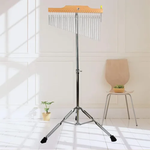 Miniatura 7 de ENNBOM Soporte de trípode de altura ajustable Soporte de montaje plegable para timbre de barra de percusión musical