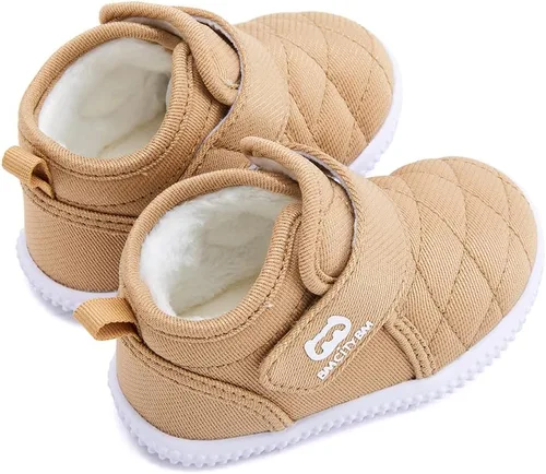 Miniatura 142 de BMCiTYBM Botas de nieve de invierno para bebés y niños pequeños, de piel sintética, cálidas, antideslizantes, zapatos para primeros pasos
