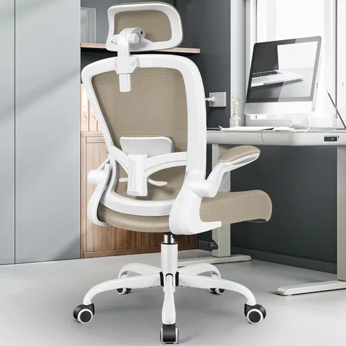 Miniatura 13 de FelixKing Silla de oficina, silla de escritorio con soporte lumbar ajustable, silla ergonómica para computadora con respaldo alto y reposabrazos