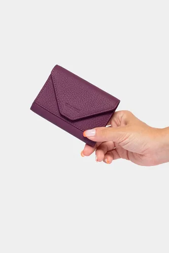 Miniatura 86 de grande Estuches para tarjetas 3639, Naranja, Tarjetero de cuero con cierre magnético, cartera pequeña de acordeón para mujer
