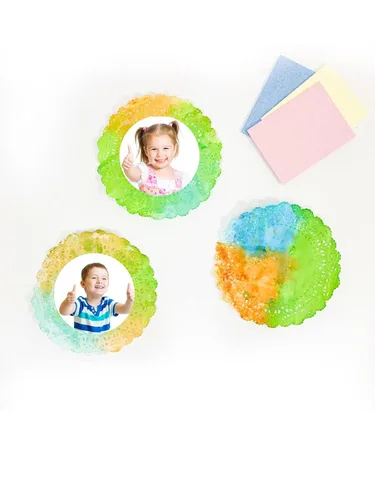 Miniatura 6 de Blondas, 4 pulgadas, 100 unidades, color blanco, Hygloss 10041, Blanco, 6 - pulgadas