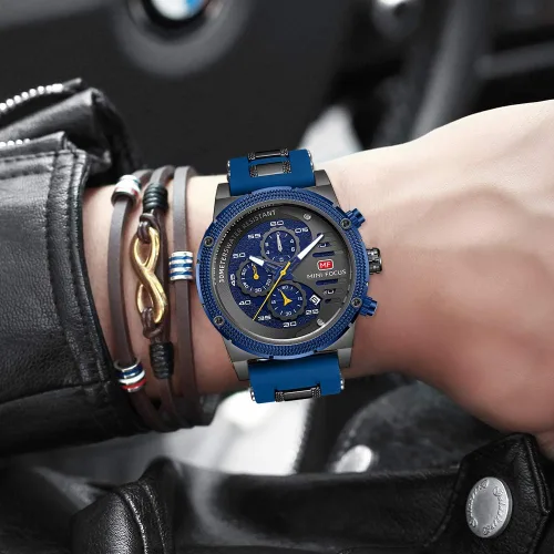 Miniatura 4 de AIMES Mens Watches for Men Casual Chronograph Waterproof Sport Military Watch Analog Quartz Movement Stylish Luxury Dress Wrist Watch Elegant Gift