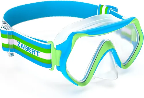 Miniatura 9 de Kids Swim Mask Goggles, Swimming Dive Snorkel Mask with Nose Cover Fabric Strap for Kids Boy Girls