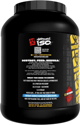 Miniatura 8 de Polvo de proteína aislada de suero Mutant Isosurge, 1, 1