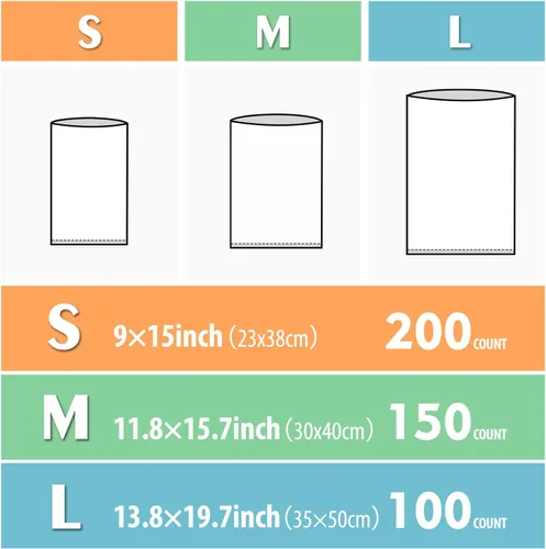 Miniatura 5 de Bolsas de eliminación de desechos de sellado de olores, bolsas de basura para gatos, bolsas de basura sin perfume, bolsas de gran capacidad para Azul