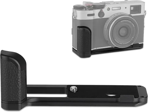 Haoge HG-X100V Placa de liberación rápida Soporte de cámara Soporte de mano para Fujifilm Fuji X100V X100F Cámara Fit Arca Swiss Sunwayfoto Kirk RRS