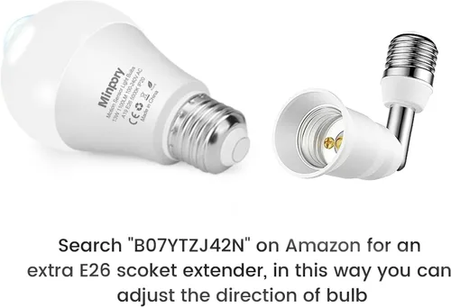 Miniatura 9 de Bombillas con sensor de movimiento, 13 W (equivalente a 100 W) detector de movimiento activado automáticamente desde el atardecer hasta el amanecer