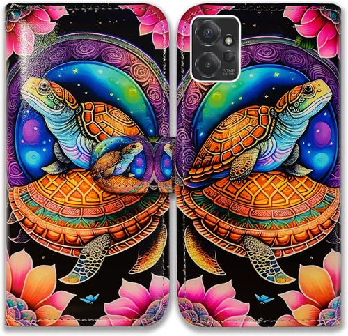 Miniatura 9 de Bcov Funda para Moto G Power 5G, diseño de pájaro negro y verde con tapa para teléfono con ranura para tarjetas, soporte para Motorola Moto G Power