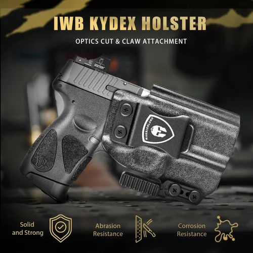 Miniatura 8 de Funda IWB de Kydex WARRIORLAND, Compatible con Glock 17/19/19X/20/21/26/43X/43Xmos, Hellcat Pro, Sig P320/P365/P365X/P365XL, G2C/G3C/G3, M&P