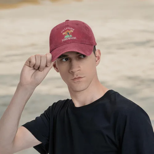 Miniatura 9 de Philysonic 5 Oclock Somewhere Hat It is 5 Oclock Somewhere Hat Gorra de béisbol para mujer, gorra de moda