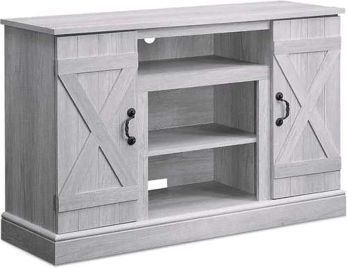 Miniatura 16 de BELLEZE Soporte de TV de 47 pulgadas con calentador eléctrico de chimenea de 18 pulgadas y consola de centro de entretenimiento multimedia para TV