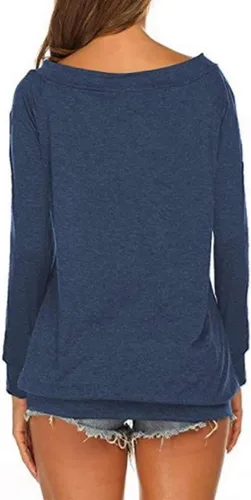 Miniatura 3 de Made in 72 Impreso 50 Cumpleaños Con Hombros Descubiertos Cuello Redondo Camiseta Tops Mujer