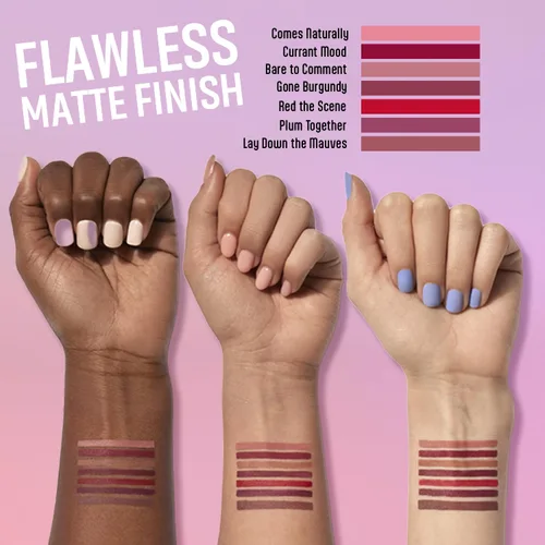 Miniatura 5 de wet n wild Perfect Pout - Lápiz delineador de labios de gel retráctil mate, rico color cremoso de larga duración, aplicación bien definida e